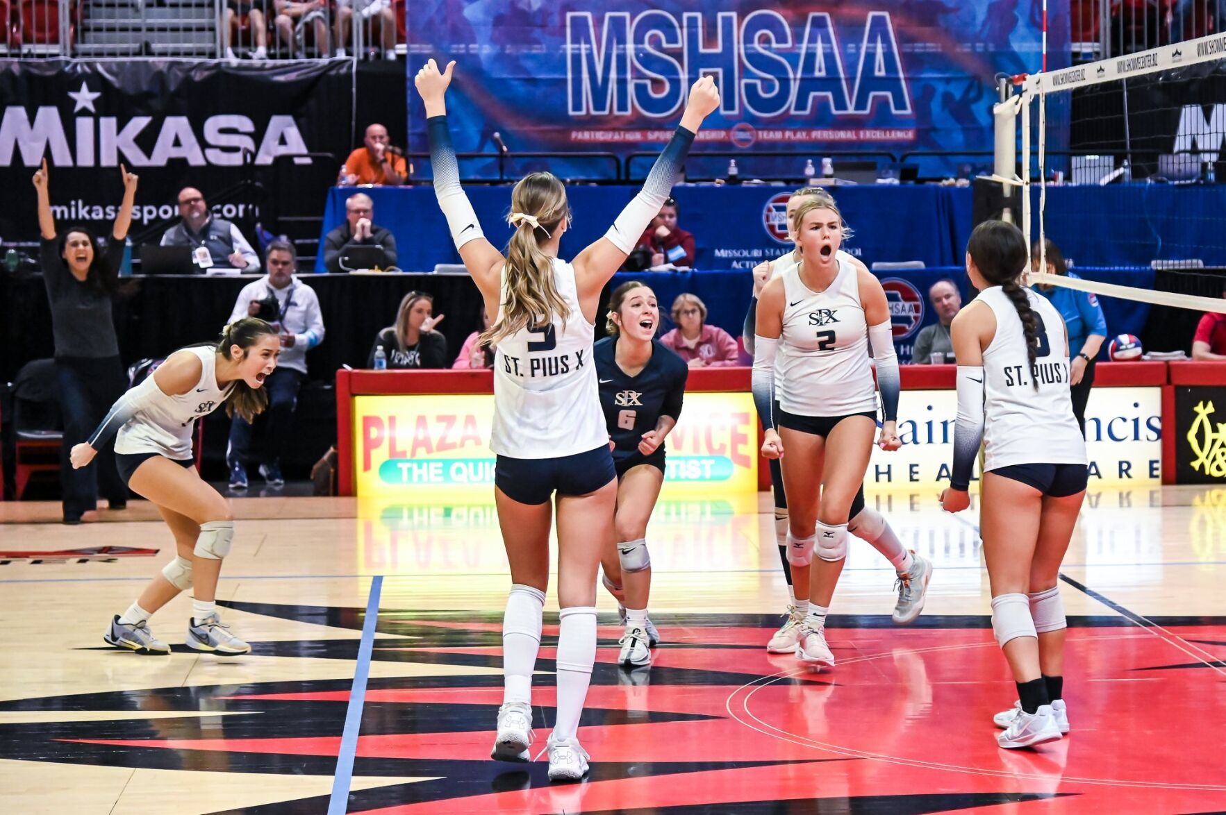 11/7/24 - Girls Volleyball - C4 Champ - St Piux X vs Jefferson City